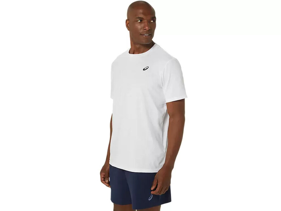 asics t-shirt med spiralbroderi