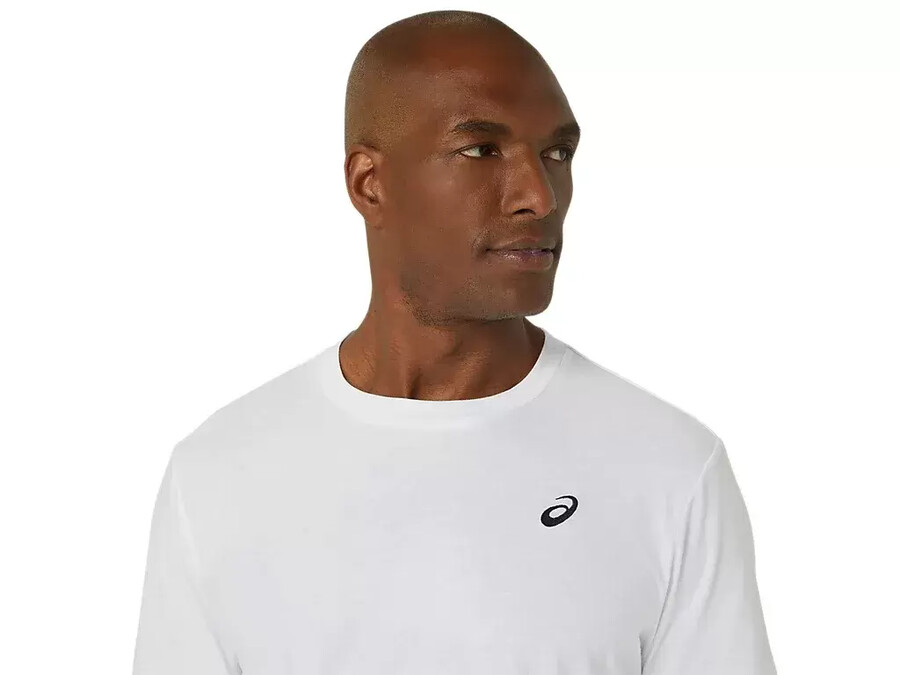 asics t-shirt med spiralbroderi