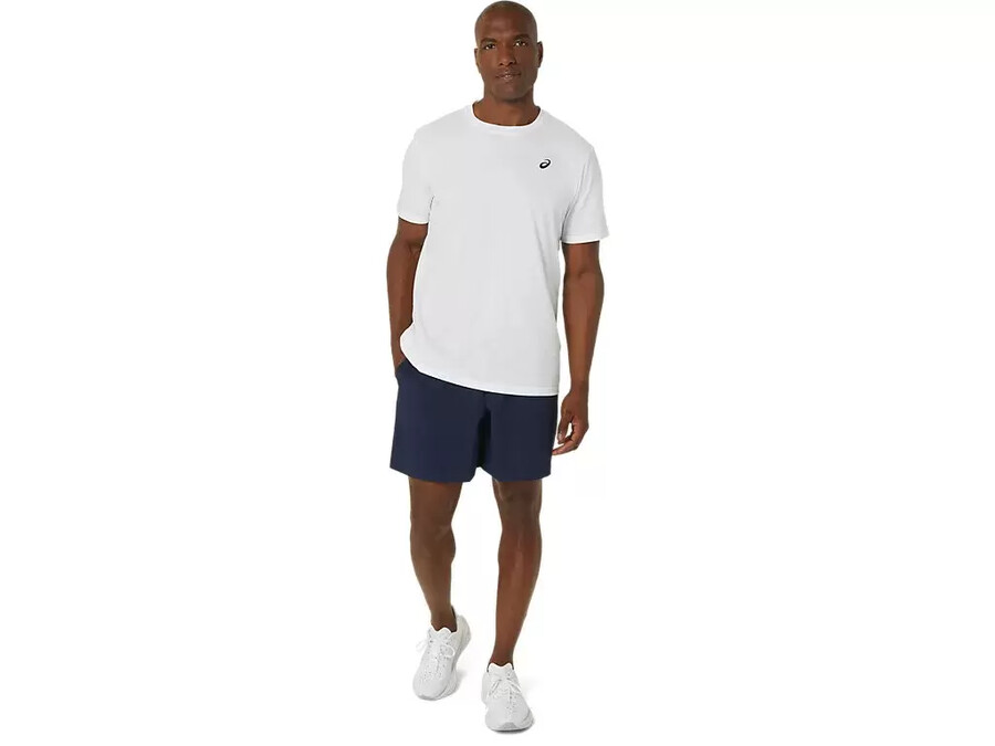 asics t-shirt med spiralbroderi