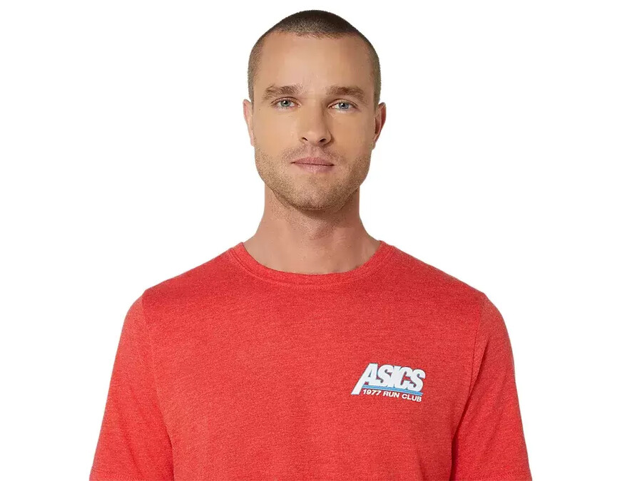 unisex asics smsb 1977 run club kortärmad t-shirt