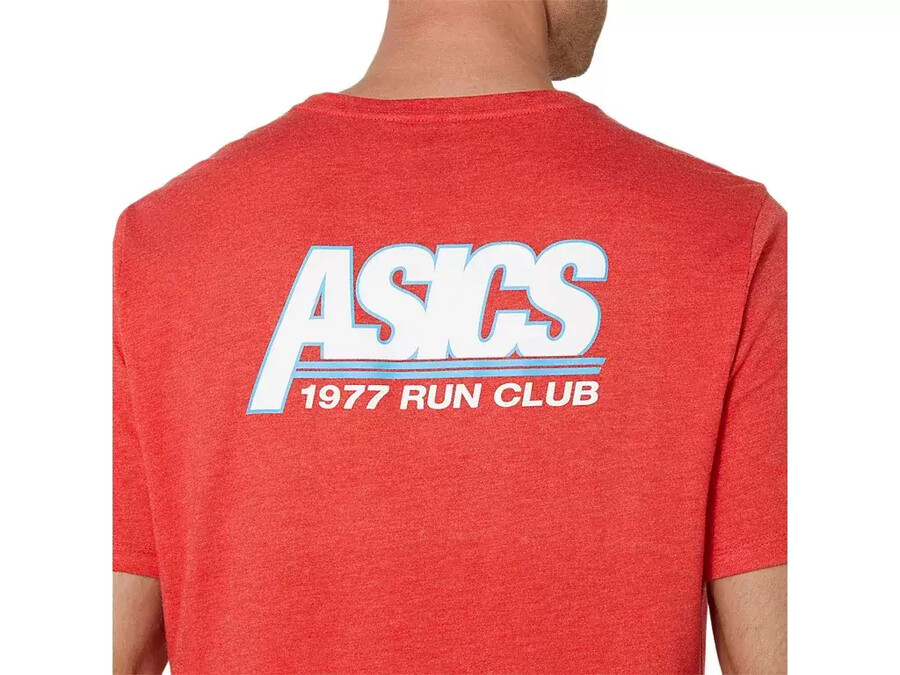 unisex asics smsb 1977 run club kortärmad t-shirt