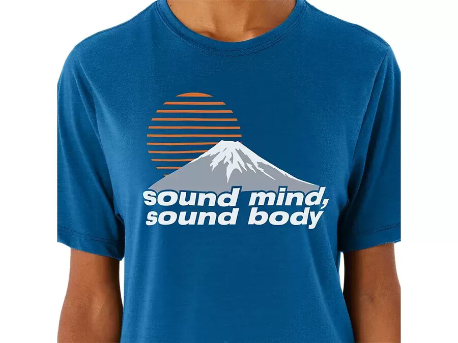 unisex asics smsb journey t-shirt