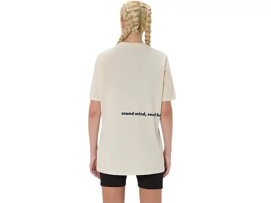 unisex asics run outside club kortärmad t-shirt