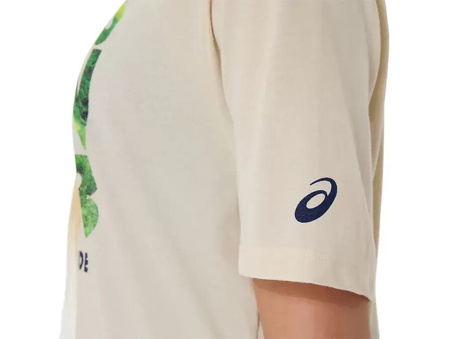 unisex asics run outside club kortärmad t-shirt