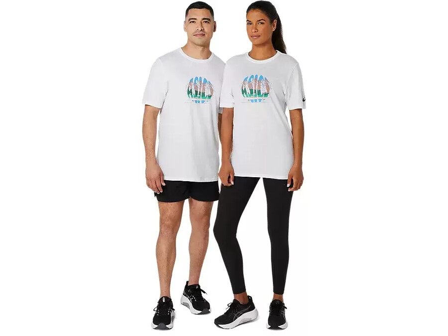 unisex asics firar vÅrt hemma kortÄrmad t-shirt