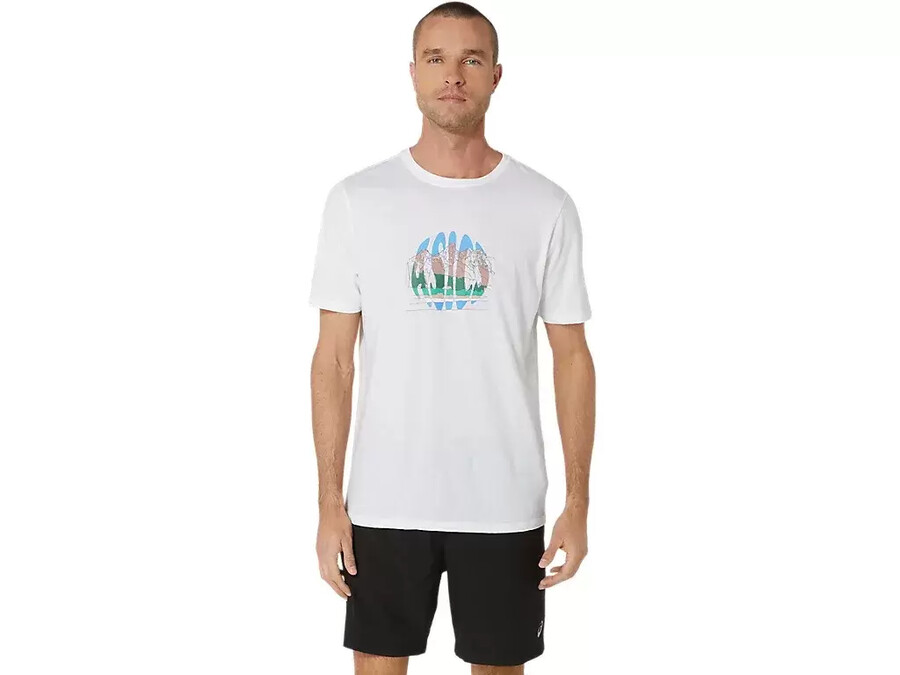 unisex asics firar vÅrt hemma kortÄrmad t-shirt
