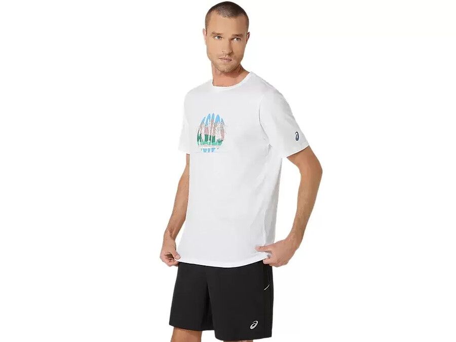 unisex asics firar vÅrt hemma kortÄrmad t-shirt
