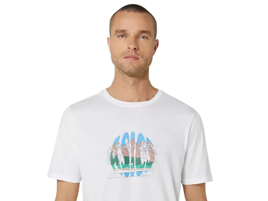 unisex asics firar vÅrt hemma kortÄrmad t-shirt