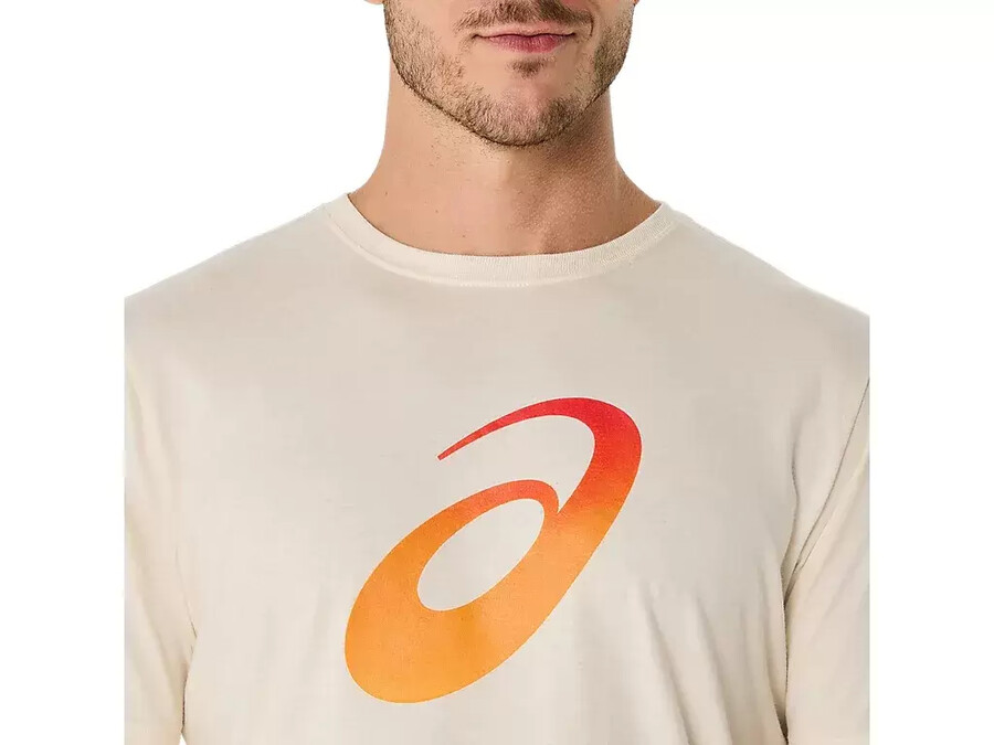 unisex kort t-shirt med gradient och spiral