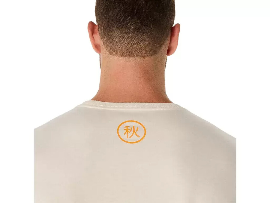 unisex kort t-shirt med gradient och spiral