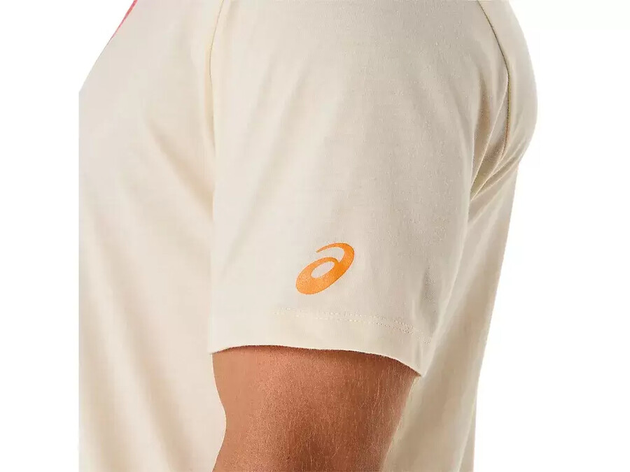 unisex kort t-shirt med gradient och spiral