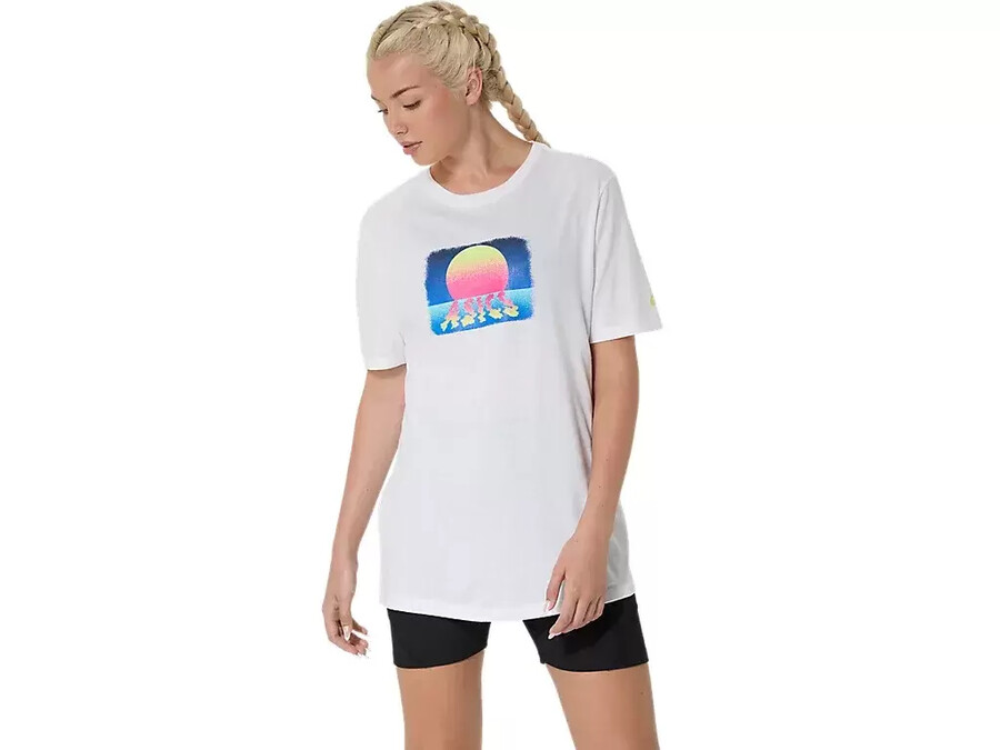 asics retro sunset kortÄrmad t-shirt