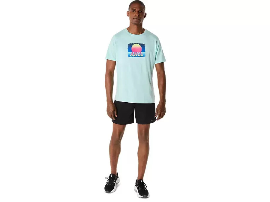 asics retro sunset kortÄrmad t-shirt