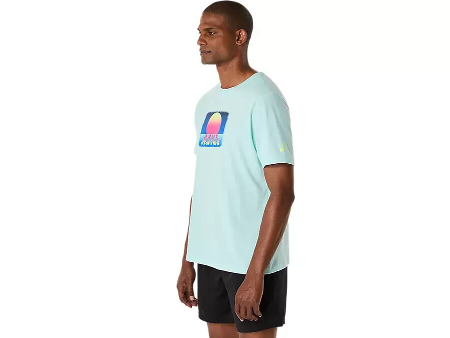 asics retro sunset kortÄrmad t-shirt