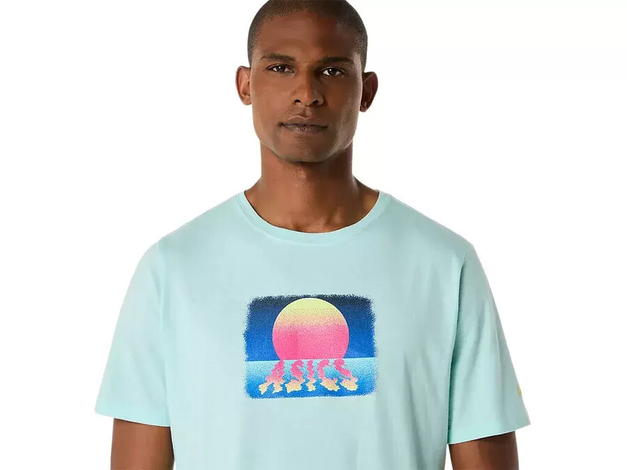 asics retro sunset kortÄrmad t-shirt