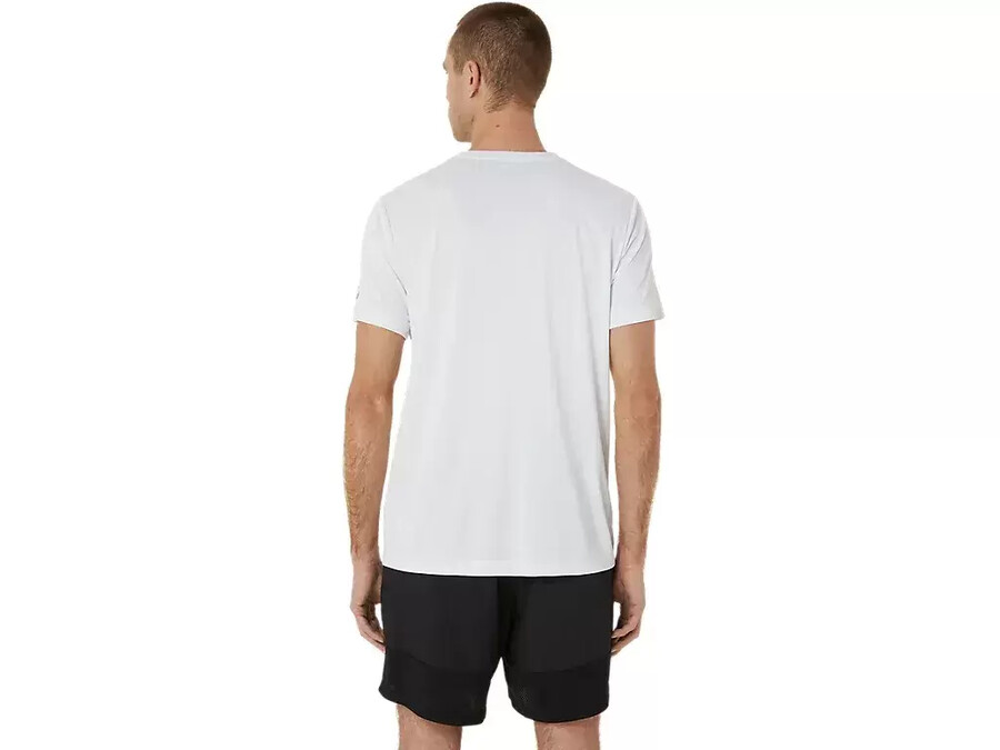 herr-t-shirt med grafisk court-mÖnster