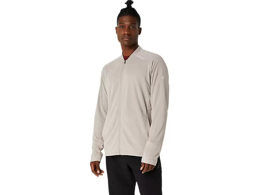 actibreeze jacquard grid full-range dragkedja-jacka