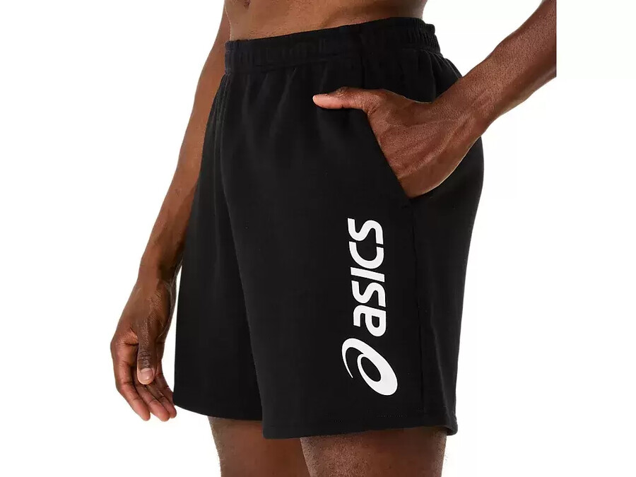 asics logotyckt sweatshorts