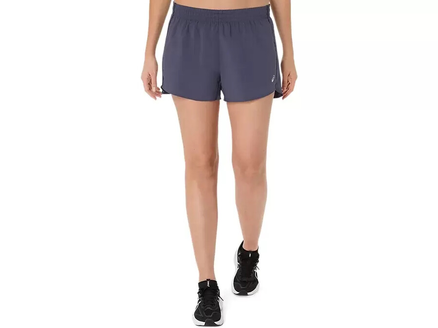 asics silver 4in shorts