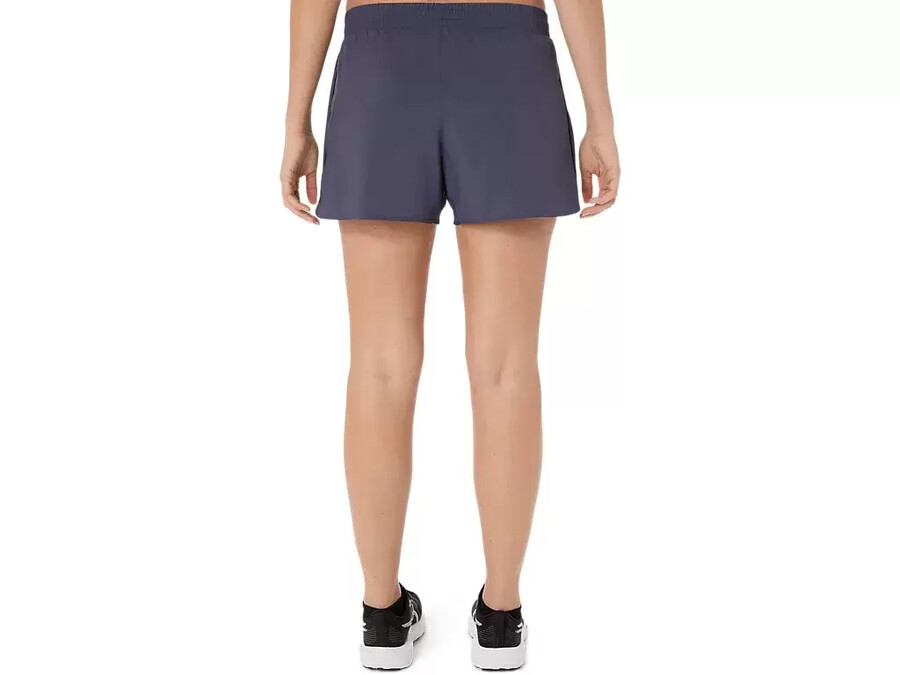 asics silver 4in shorts