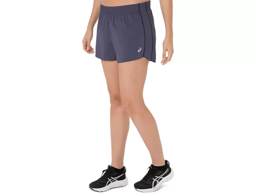 asics silver 4in shorts