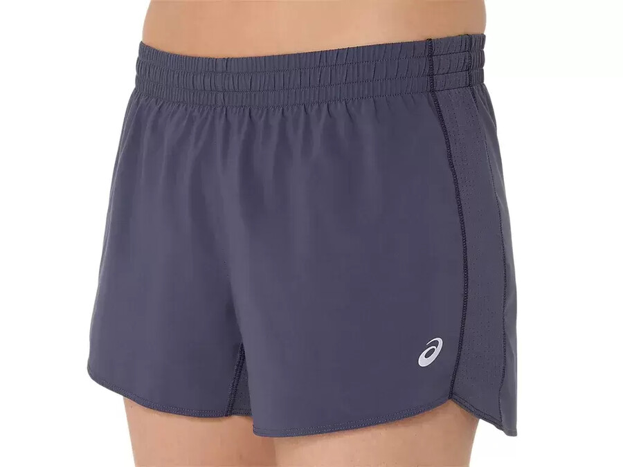 asics silver 4in shorts