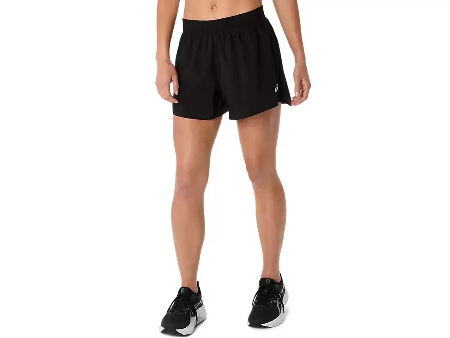 asics silver 4in shorts