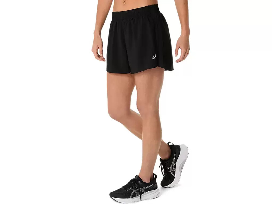 asics silver 4in shorts