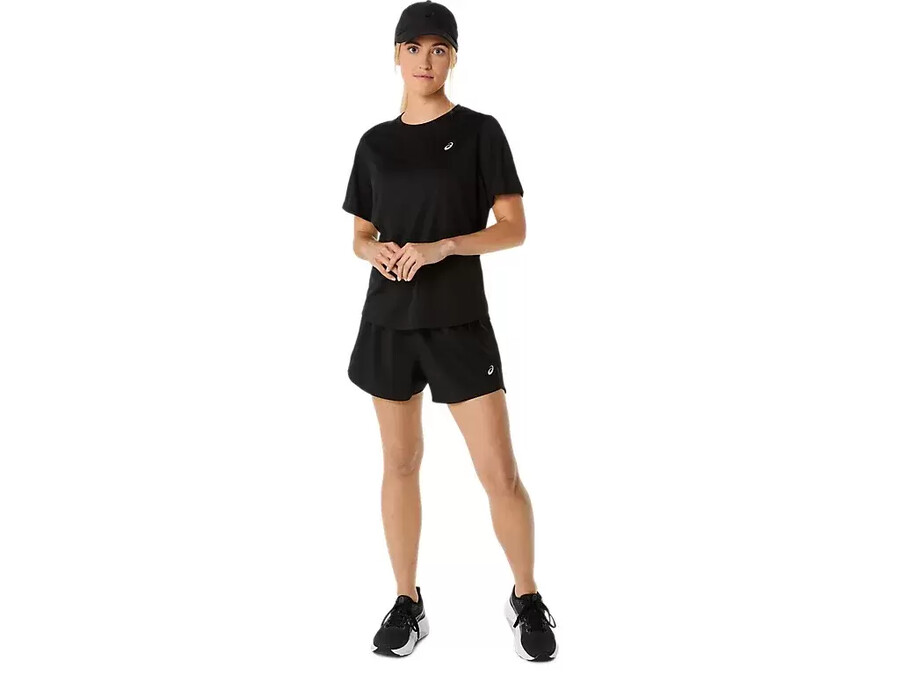 asics silver 4in shorts