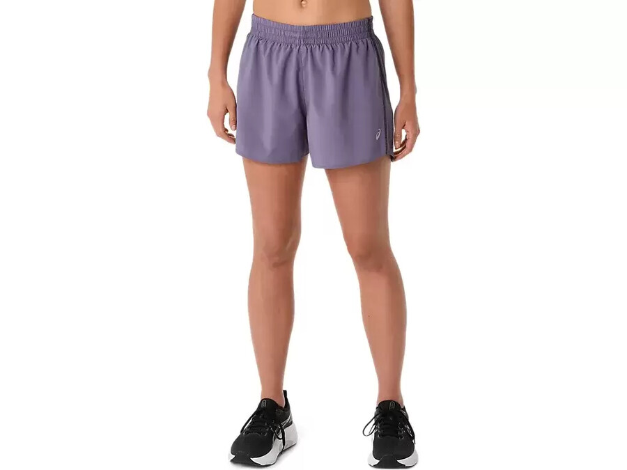 asics silver 4in shorts