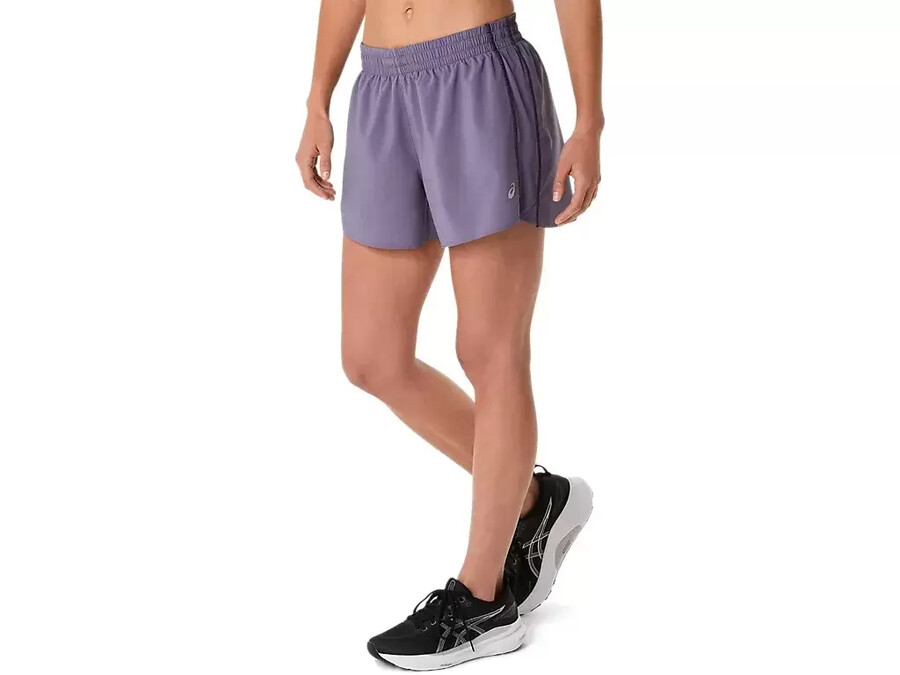 asics silver 4in shorts