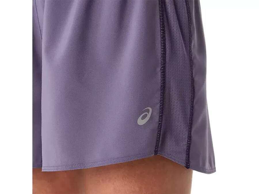 asics silver 4in shorts