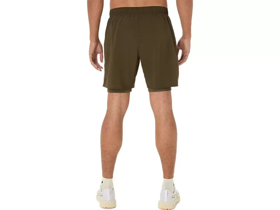 asics silver 2n1 7in shorts
